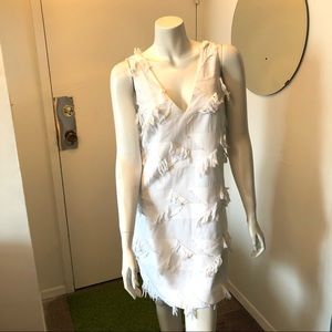 Anthropologie Maeve White Summer Dress size 4